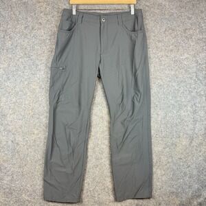 Patagonia Quandary Pants Mens 35x30 Gray Nylon Stretch Hiking Outdoor Trail
